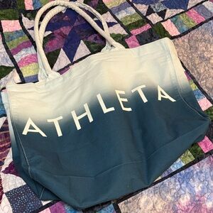 Athleta Gradient Blue Tote Bag
